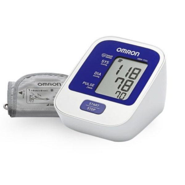 Omron HEM 7124 with Hypertension Indicator and IntelliSense Technology