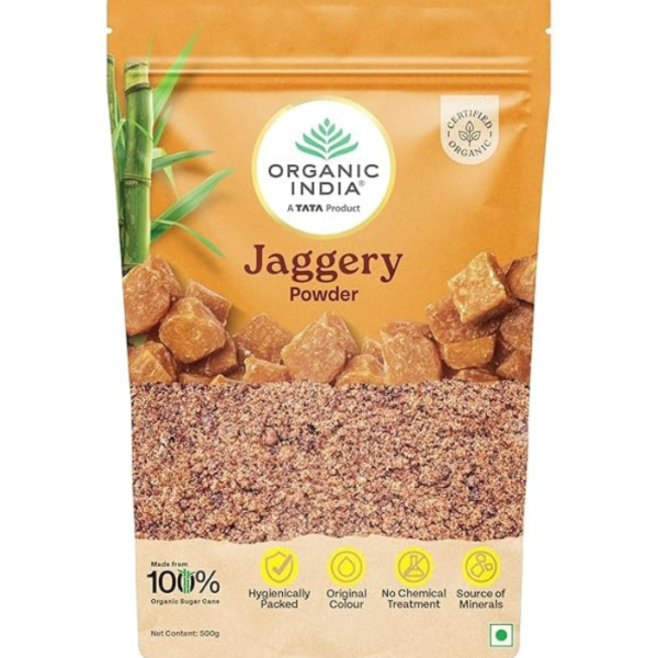 ORGANIC INDIA Jaggery Powder - 500G, Pure & Natural