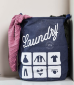 Aquanest Foldable Canvas Laundry Basket - Image 3